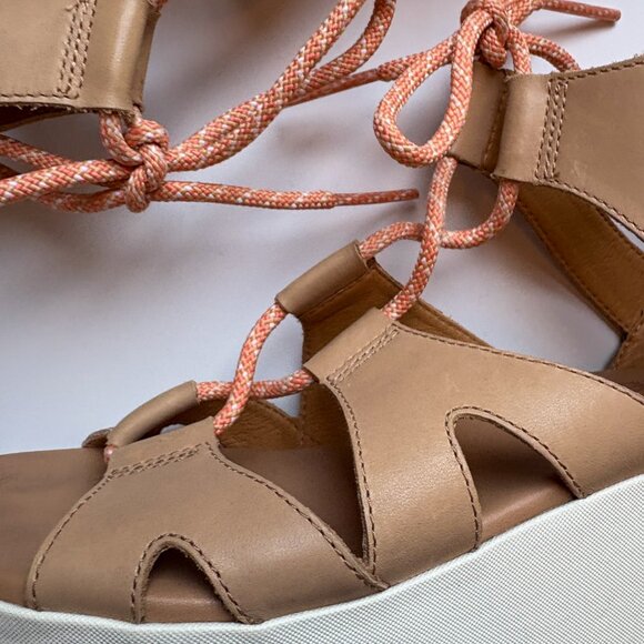 Sorel Cameron Flatform Lace-Up Sandals - Picture 6 of 7